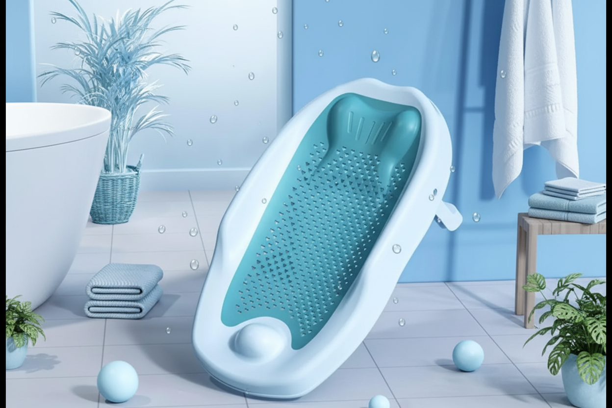 Mist Blue Baby Bath Seat